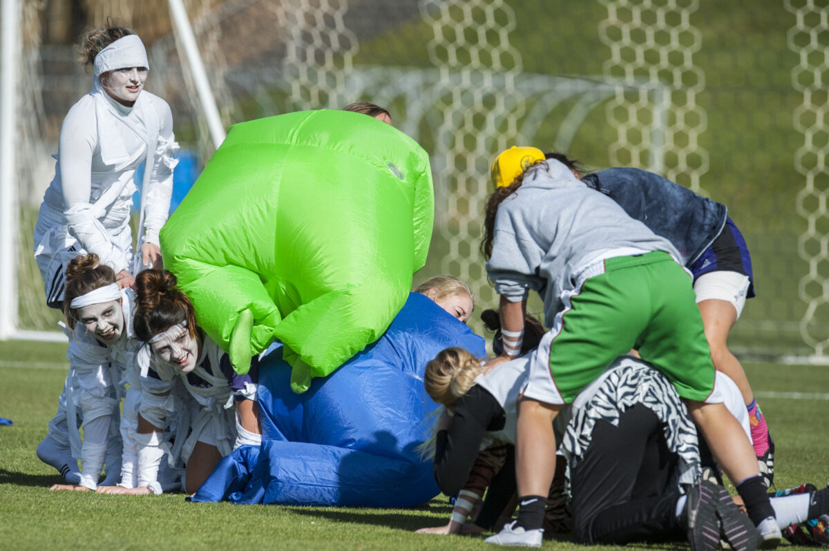 It’s Halloween WSU soccer team dons costumes for practice News